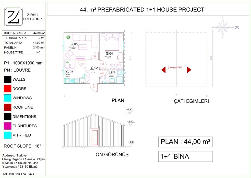 2+1 prefabrik ev fiyatları